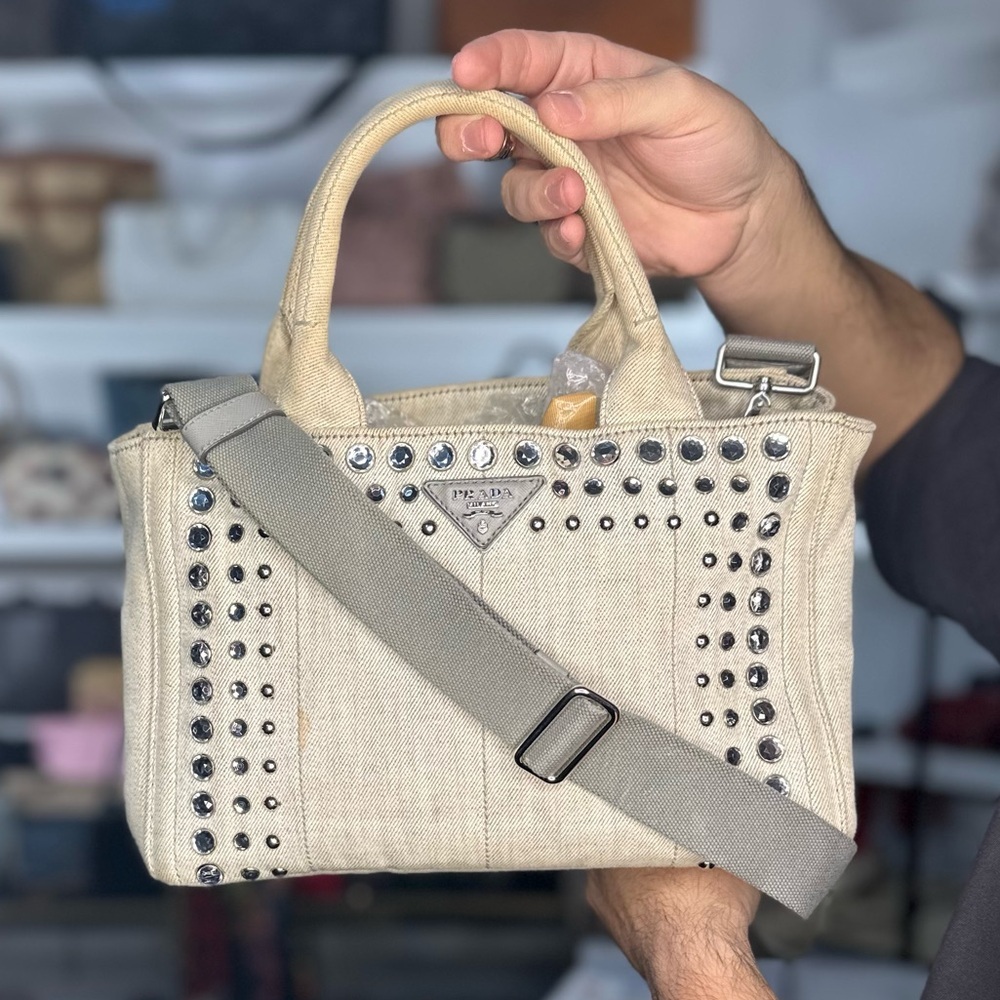 Prada Denim 2 Way Bag